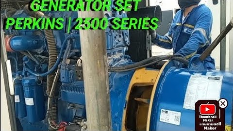 PERKINS Generator Set | 2500 series | crankshaft oil seal REPLACE