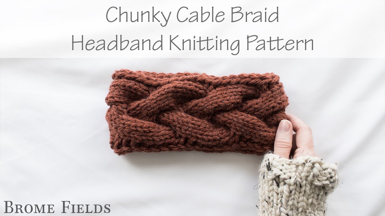 BEGINNERS KNITTING KIT, Beginners Simple Quick Knitting Pattern, Chunky  Knit Headband Diy, Easy Knitting Project Kit, Complete Knit Kit 