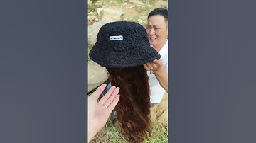 Nắng quá đội mũ tóc giả dài vào anh gì đó ơi#mutocgia