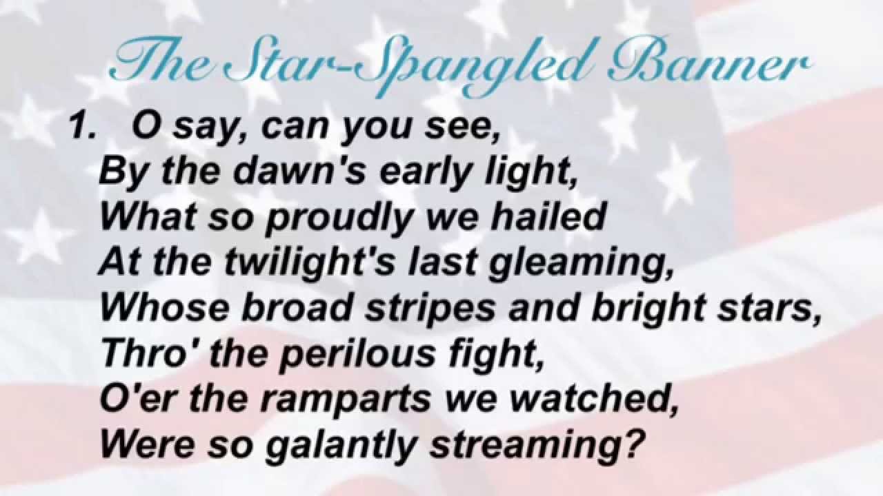 The Star-Spangled Banner (Baptist Hymnal #635)