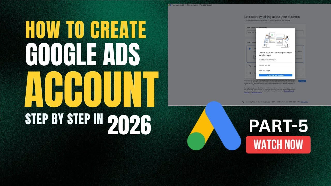 📌 How to Create a Google Ads Account Step-by-Step | Beginner Friendly ...