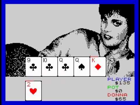 Strip Poker Walkthrough, ZX Spectrum