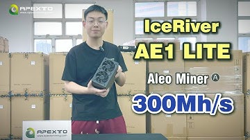 IceRiver AE1 Lite Unboxing & Test | 300Mh/s Aleo Miner at 500W – Ultra Efficient!