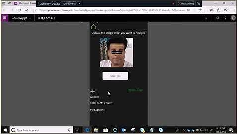 PowerApp image detection using Azure Cognitive Services