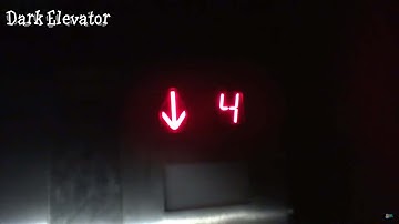 Dark and Annoying Modernized Elevators in Cabell Hall at UVA in Charlottesville, VA