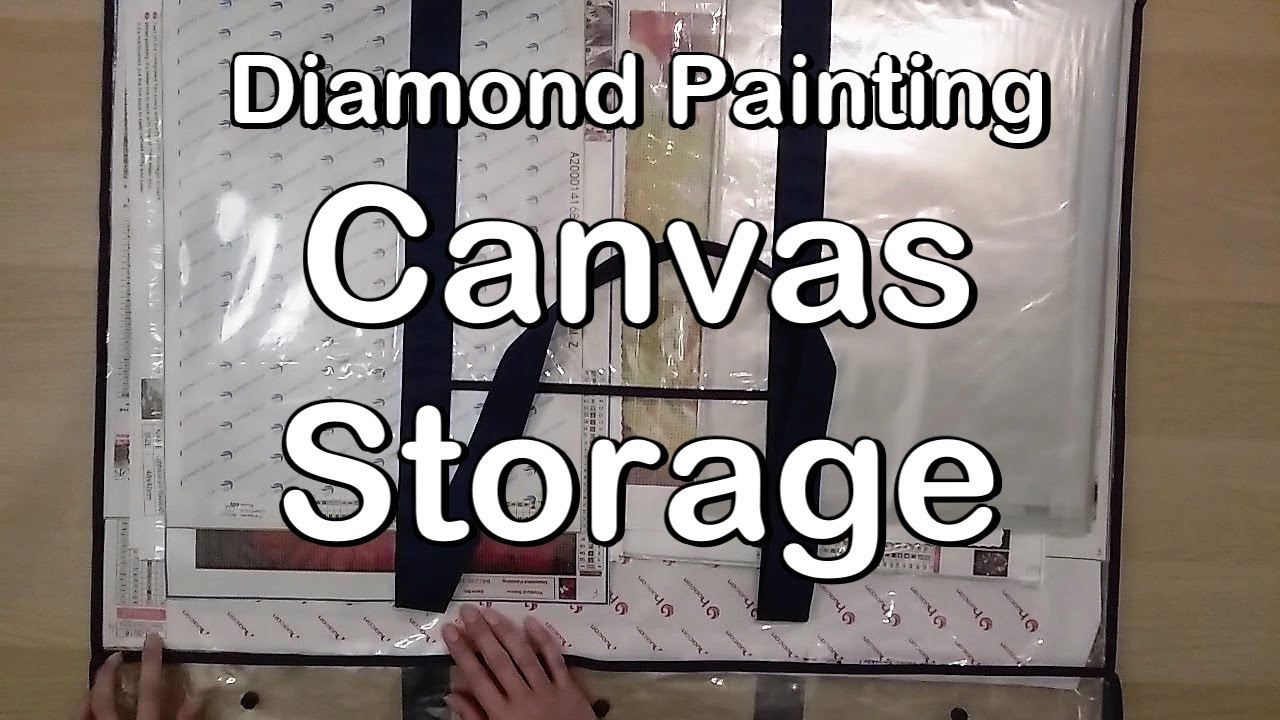 Diamond Painting - Storing Completed Projects in an Art Portfolio