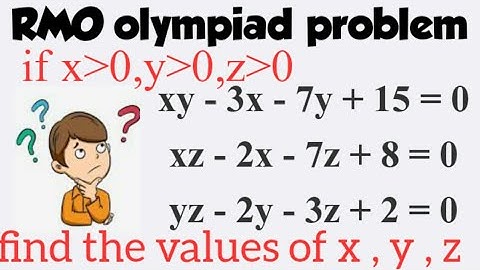 A System Of Equation With a Amazing solution #olympiad #algebra @AyaansMath