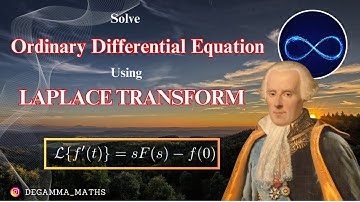 Solve Ordinary differential equations using Laplace and inverse Laplace transform 💥