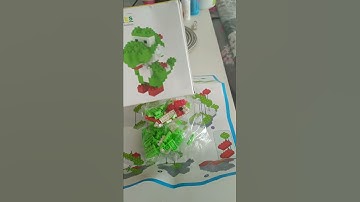 Unpacking Educational Dinosaur Mini Building Block Gift Toy - ALIEN GREEN