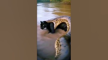 새끼를 지키려다 뱀의 먹이가 된 어미 표범