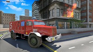 Fire Truck Simulator 2019 - by GT Action Games | Android Gameplay | screenshot 2