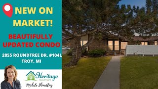 New on Market!  2855 Roundtree #104 L, Troy, MI