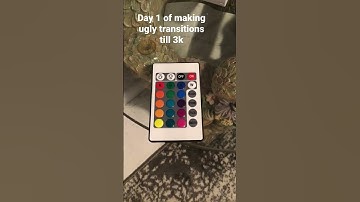 Day 1 one of making ugly transitions