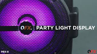 SuperSonic 8″ Rechargeable Bluetooth DJ Speaker PBX-8