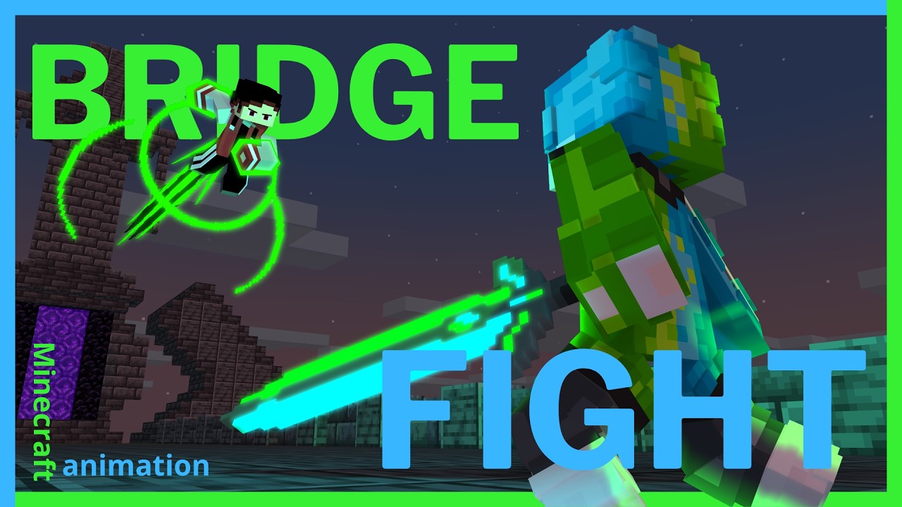 bridge fight -- Minecraft Animation Indonesia - YouTube