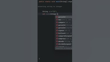 2 Quick & Easy numeric String to int Conversion Methods in Java🔥 #java #javatricks