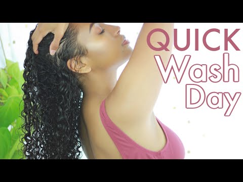 Lazy Wash Day Routine for INTENSE MOISTURE Retention | Fine 3b 3c Hair + ALL Hair Types