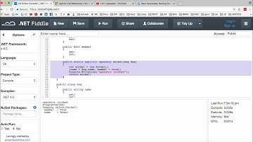 c# explicit implicit cast operator in 4 min