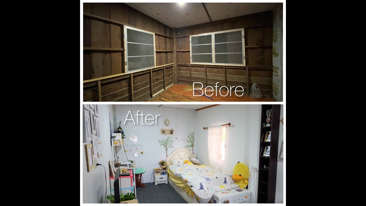 Room tour รีโนเวทห้องนอนบ้านไม้ By NaNa