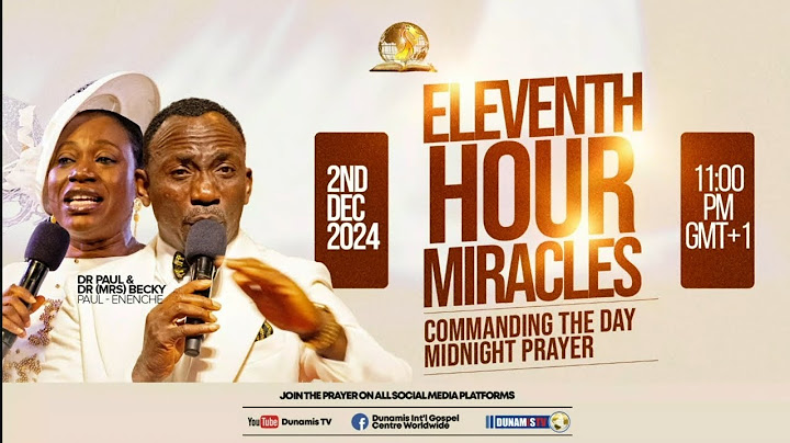ELEVENTH HOUR MIRACLE PROPHETIC DECLARATION AT COMMANDING THE DAY ON 02-12-2024