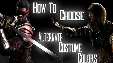Kombat Tips - How to choose Alternate Costume Colors in MKX on Console and PC