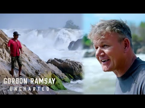 Cast Netting In Laos Treacherous Khone Falls Gordon Ramsay Uncharted