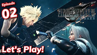 Final Fantasy VII Remake - Let's Play Episode 02 [LIVE]