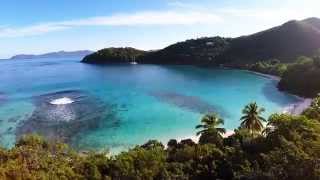 Beautiful St John, Virgin Islands Aerial Tour