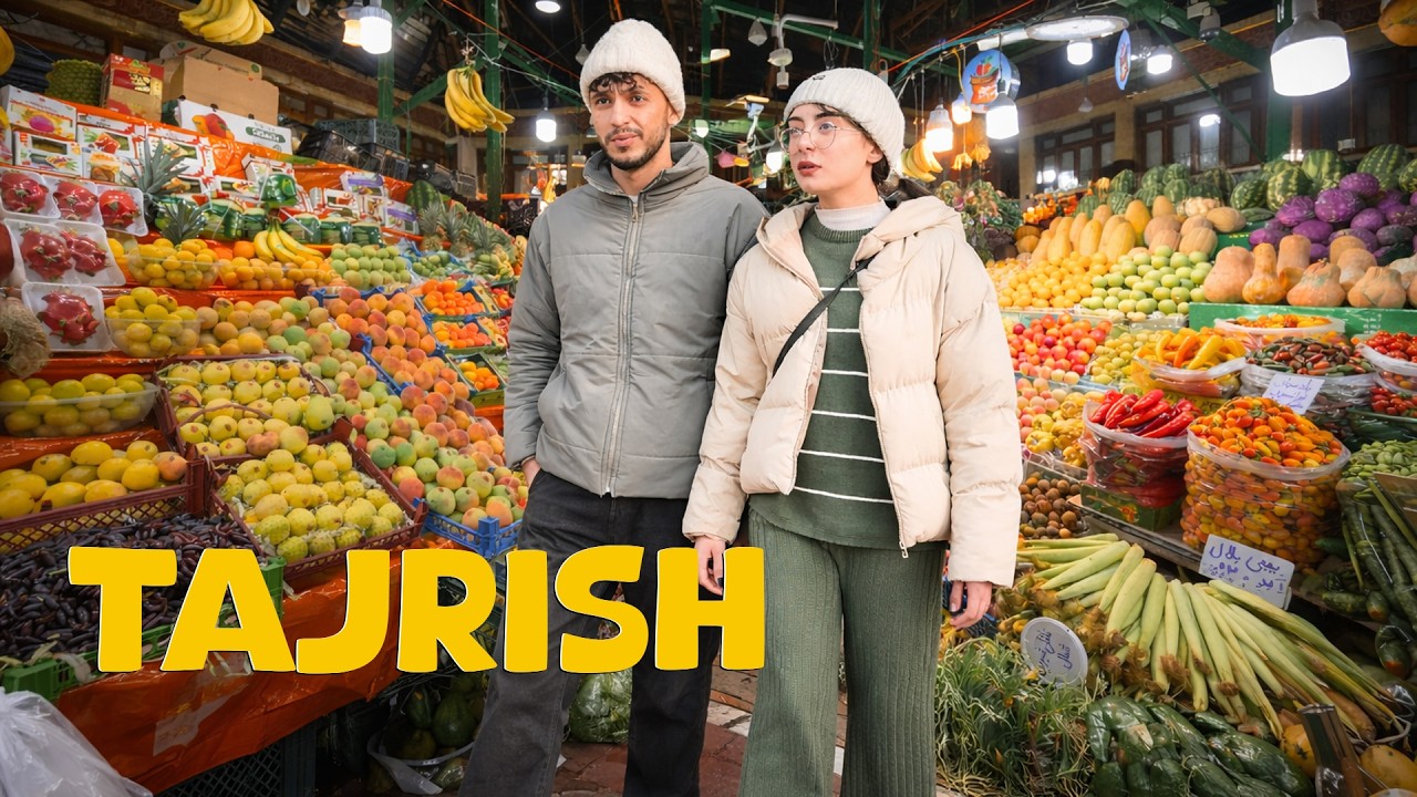 The Most Beautiful Street Food Lady in Tehran 🇮🇷 Tajrish Bazaar