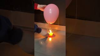 Haz un globo aerostático 🎈 #lifehacks #satisfying #experiment