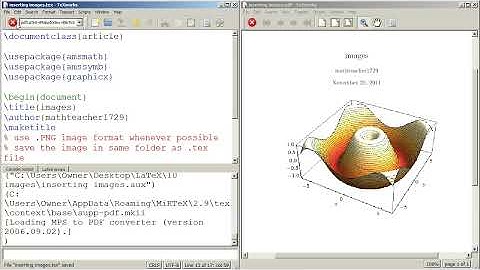LaTeX Tutorial 10 inserting images into your document