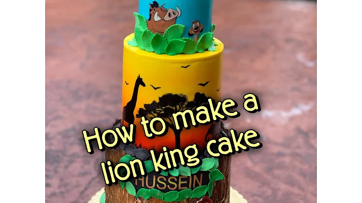 How to create a lion king themed cake