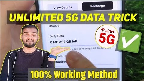 Airtel 5G Unlimited Data Not working? | Airtel Unlimited 5G Trick 2025 | Airtel Unlimited Data Metho