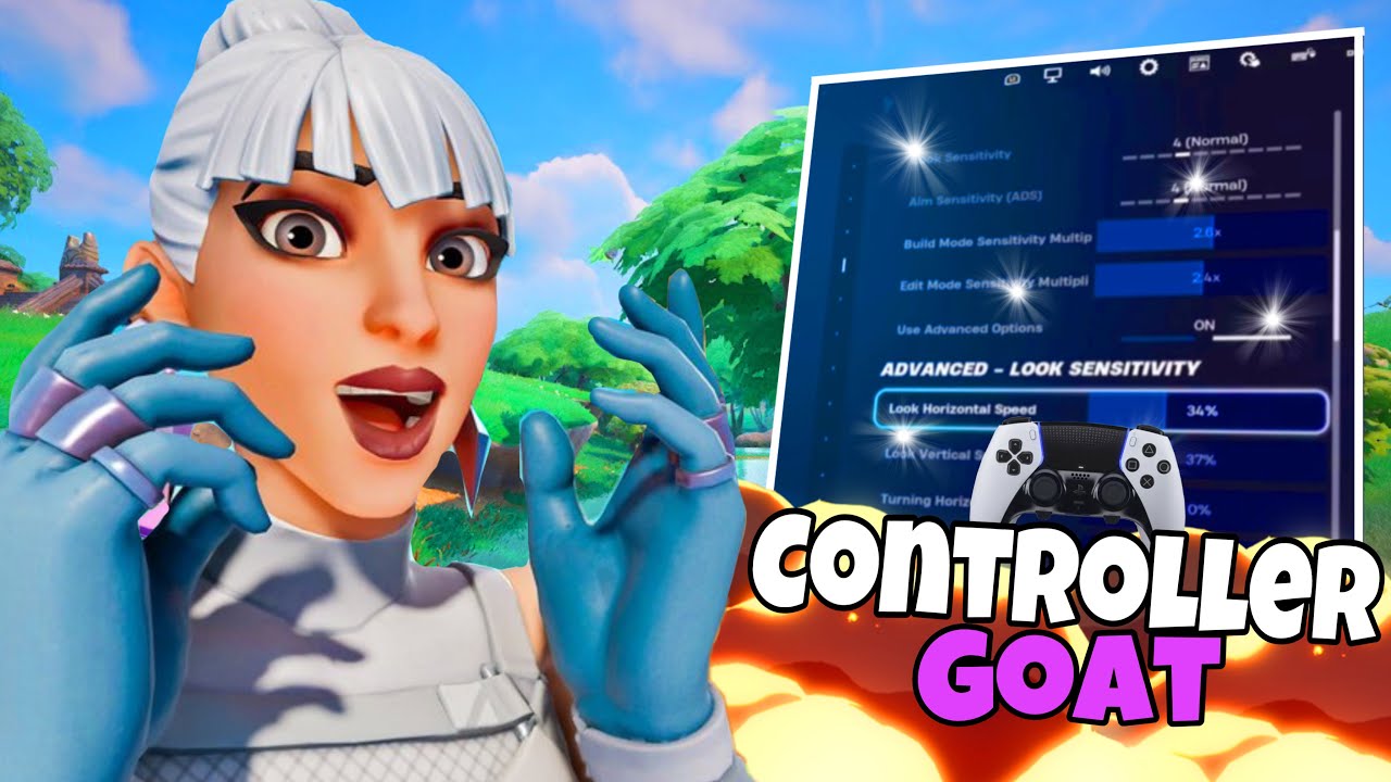 CONTROLLER GOAT! + *NEW* BEST SECRET CONTROLLER SETTINGS For Fortnite ...