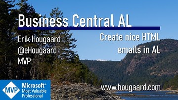 Create nice HTML emails from AL code in Business Central