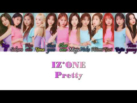IZ*ONE (아이즈원) - Pretty Han/Rom/Eng Color Coded Lyrics