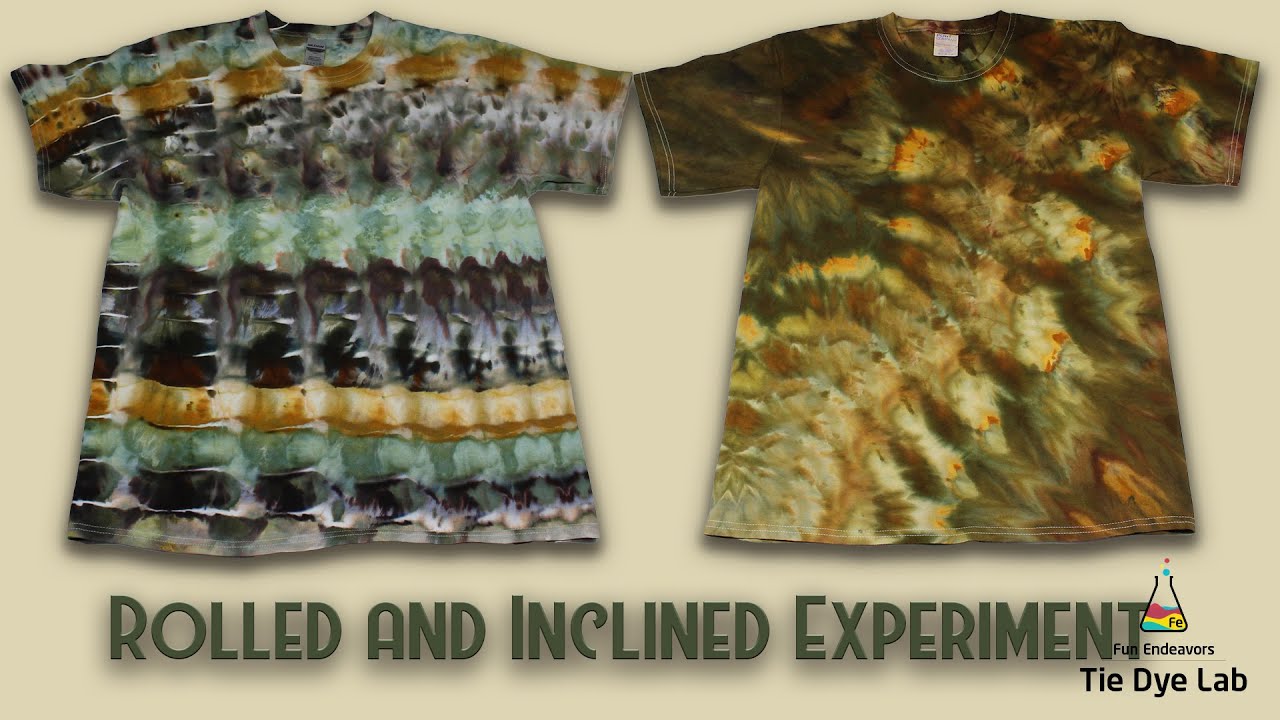 Узоры тай-дай: рубашки с крученым и наклонным ледяным крашением