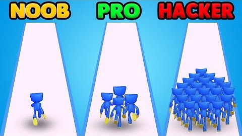 ✅➡️ NOOB vs PRO vs HACKER in Poppy Run Arena [ Poppy Playtime | Huggy Wuggy ]