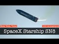 Космический корабль Starship SN8 от SpaceX совершает полет на 12,5 километров!🚀 Илон доволен!