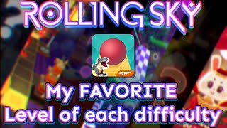 Rolling Sky  My FAVORITE level of each difficulty [Rs version 3.7.10] (August 2023)