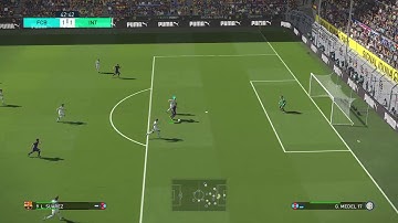 Pes 2018 destroyed the AI there lads