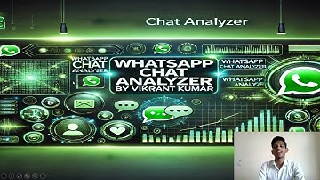 WhatsApp Chat Analyzer Using Python | Streamlit Project Demo