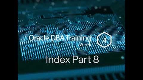 How To Create An Index part 8v2