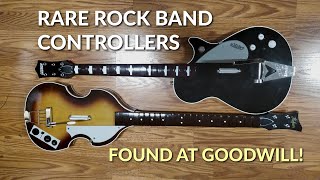 RARE Rock Band Controllers FOUND At Goodwill! - Goodwill Game Hunting