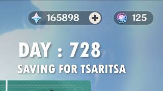 DAY 728 SAVING FOR TSARITSA