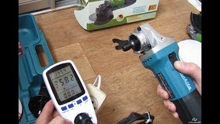 обзор болгарок оригинал Makita GA5030 vs копия Procraft PW-1100 (мощность, ток, вес, габариты)