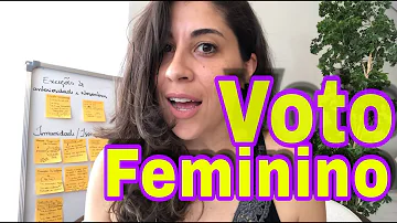 Como o voto feminino foi conquistado?