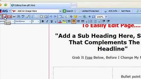 How edit webpage in cpanel