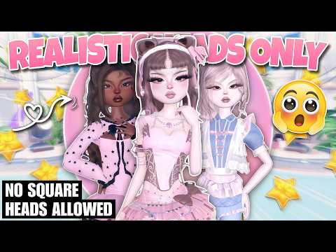 Only The Using *REALISTIC* Head Hack In Dress To Impress!! (ROBLOX)