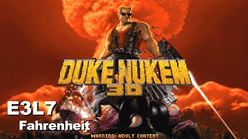 Duke Nukem 3D: Atomic Edition - E3L7: Fahrenheit (100%) [DOSBox]